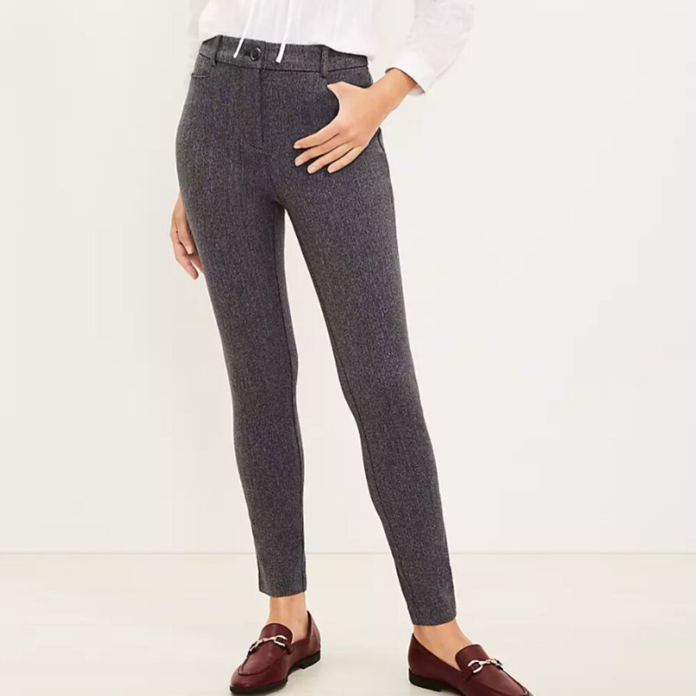 LOFT | Sutton Skinny Pants in Texture